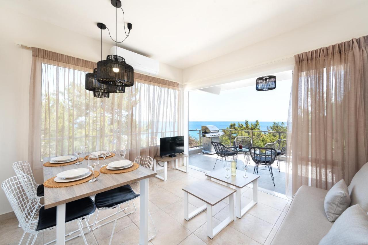 Anastasios House Stegna - Up Floor Apartment Архангелос Екстериор снимка